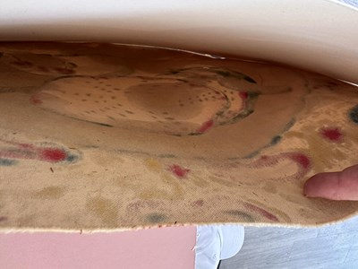 Lot 1088 - Still Life of Watermelon Watercolor on Velvet Theorem