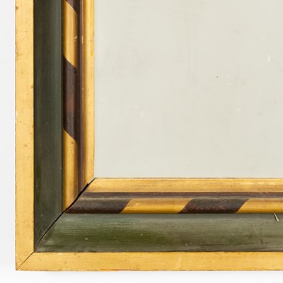 Lot 1093 - Paint-decorated and Gilt Cove-molded Frame