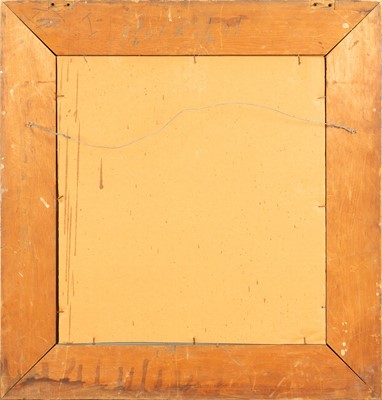 Lot 1093 - Paint-decorated and Gilt Cove-molded Frame