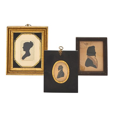 Lot 301 - Three Portrait Silhouettes