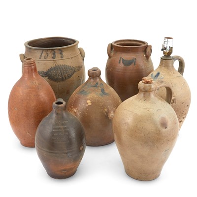 Lot 244 - Seven Pieces of Stoneware