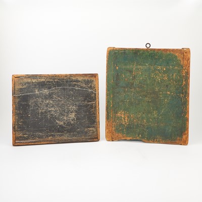 Lot 1092 - Two Painted Pine Gameboards