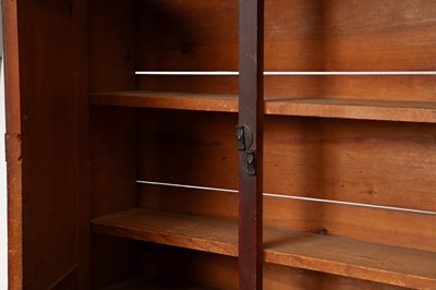 Lot 1070 - Chippendale Red-Painted Maple Desk Bookcase