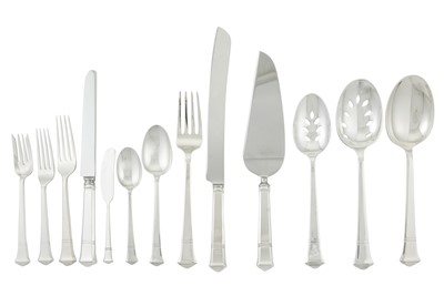 Lot 179 - Tiffany & Co. Sterling Silver "Windham" Pattern Flatware Service
