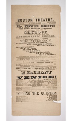 Lot 16 - Edwin Booth demands a "pound of flesh"