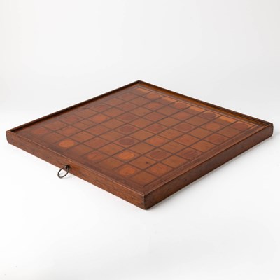 Lot 225 - Inlaid Rosewood, Mahogany and Walnut Double-Sided Game Board