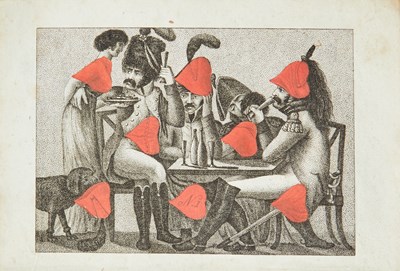 Lot 315 - A German playing card Almanac for 1810 with transformation card illustrations
