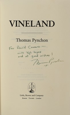 Lot 200 - An inscribed first edition of Thomas Pynchon's Vineland