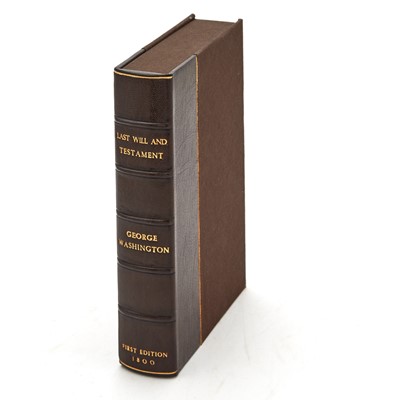 Lot 239 - The remarkable Will of George Washington, 1799