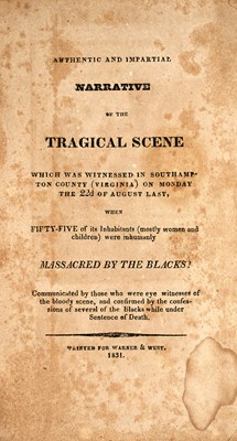 Lot 240 - Authentic and Impartial Narrative of the Tragical Scene