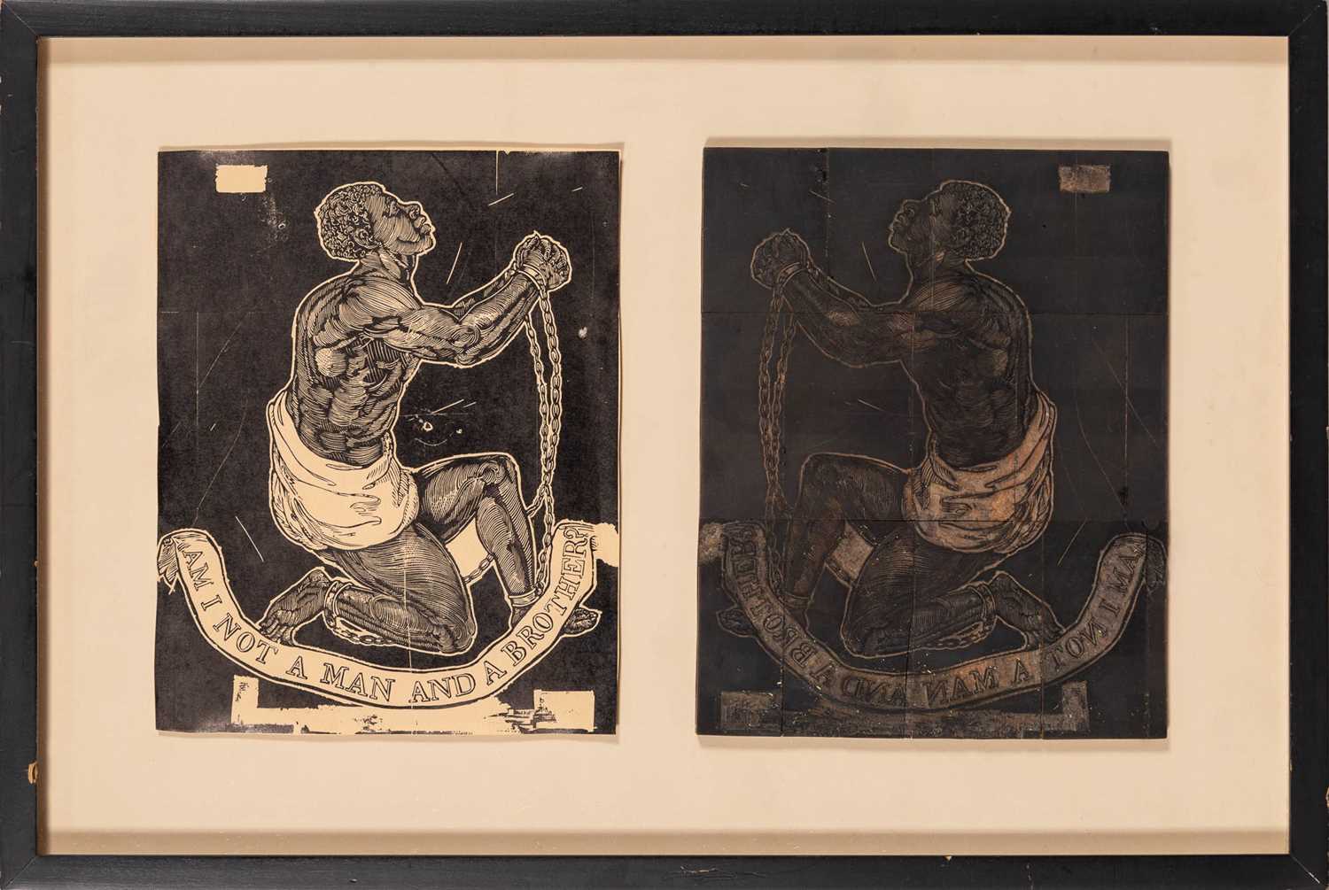 Lot 228 - An rare original 1837 abolitionist woodblock