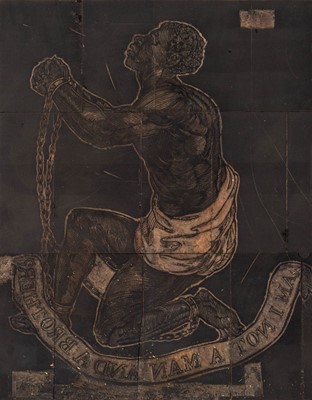 Lot 228 - An rare original 1837 abolitionist woodblock