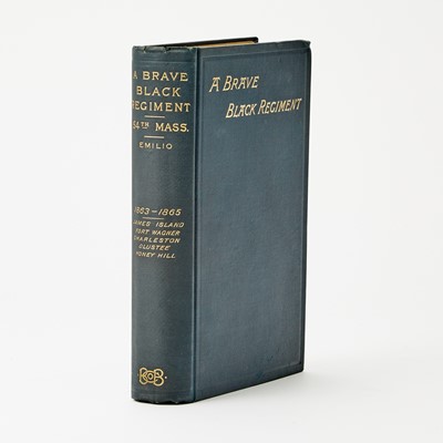 Lot 257 - The History of the Massachusetts 54th Regiment, basis for the film Glory