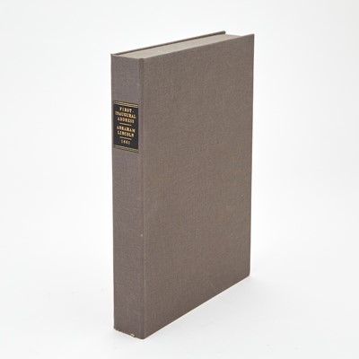 Lot 251 - The Senate printing of Abraham Lincoln's first inaugural address