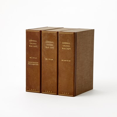 Lot 252 - The Emancipation Proclamation in a fine set of War Department Orders