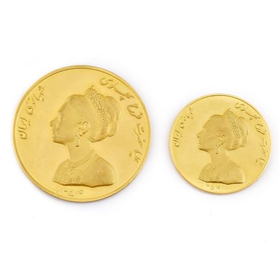 Lot 1160 - Iran University Credit Foundation Two Medal Group SH 1354 (1975)
