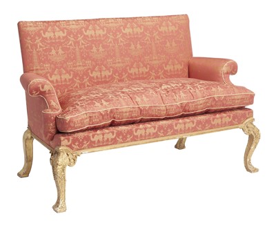 Lot 295 - George I Gilt-Gesso Settee