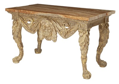 Lot 296 - George II Style Giltwood Console Table