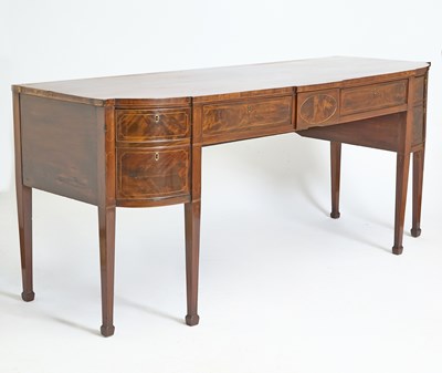 Lot 145 - George III Inlaid Mahogany Sideboard