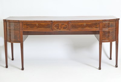 Lot 145 - George III Inlaid Mahogany Sideboard