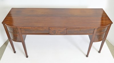 Lot 145 - George III Inlaid Mahogany Sideboard