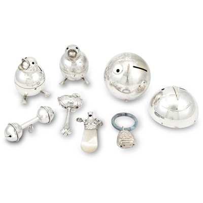 Lot 179 - Group of Silver Plated Child's Articles