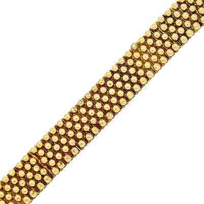 Lot 1017 - Gold Bracelet