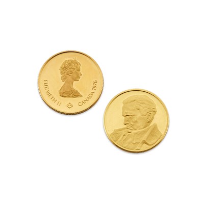 Lot 46 - Canada 1976 Gold Coin and Yugoslavia Anniversary Medal