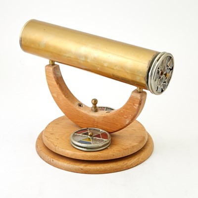 Lot 57 - Chesnik-Koch Brass and Wood Kaleidoscope