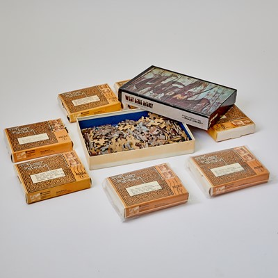 Lot 273 - A complete set of promotional jigsaw puzzles for "The Last of Sheila," and more