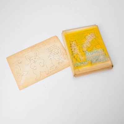 Lot 324 - A handmade Stephen Sondheim Animal Alphabet