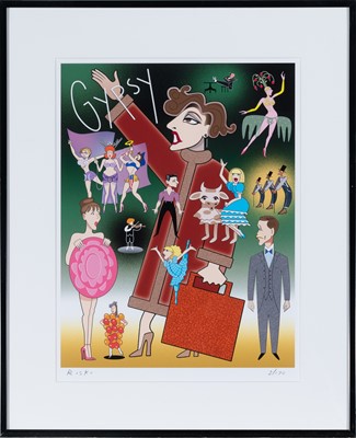 Lot 231 - Caricatures of Gypsy and Other Musicals