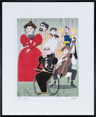 Lot 231 - Caricatures of Gypsy and Other Musicals