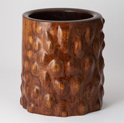 Lot 135 - A Large Chinese Huanghuali Brush Pot