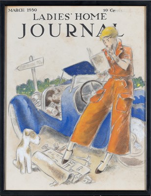 Lot 230 - Three Original Artworks, Two with Dogs
