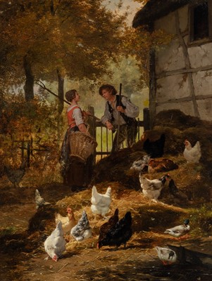 Lot 73 - Eugène Remy Maes and Jan David Col