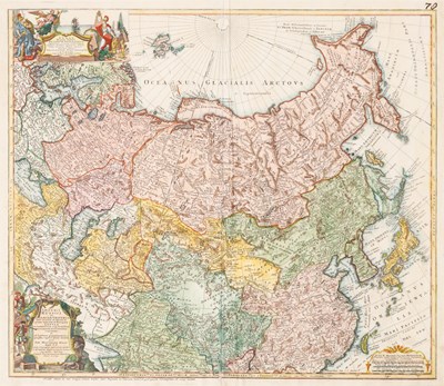 Lot 15 - Homann's map of the Russian empire