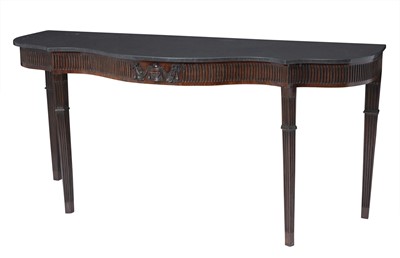 Lot 129 - George III Style Mahogany Marble Top Console
