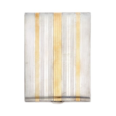 Lot 1138 - Gold and Silver Cigarette Case
