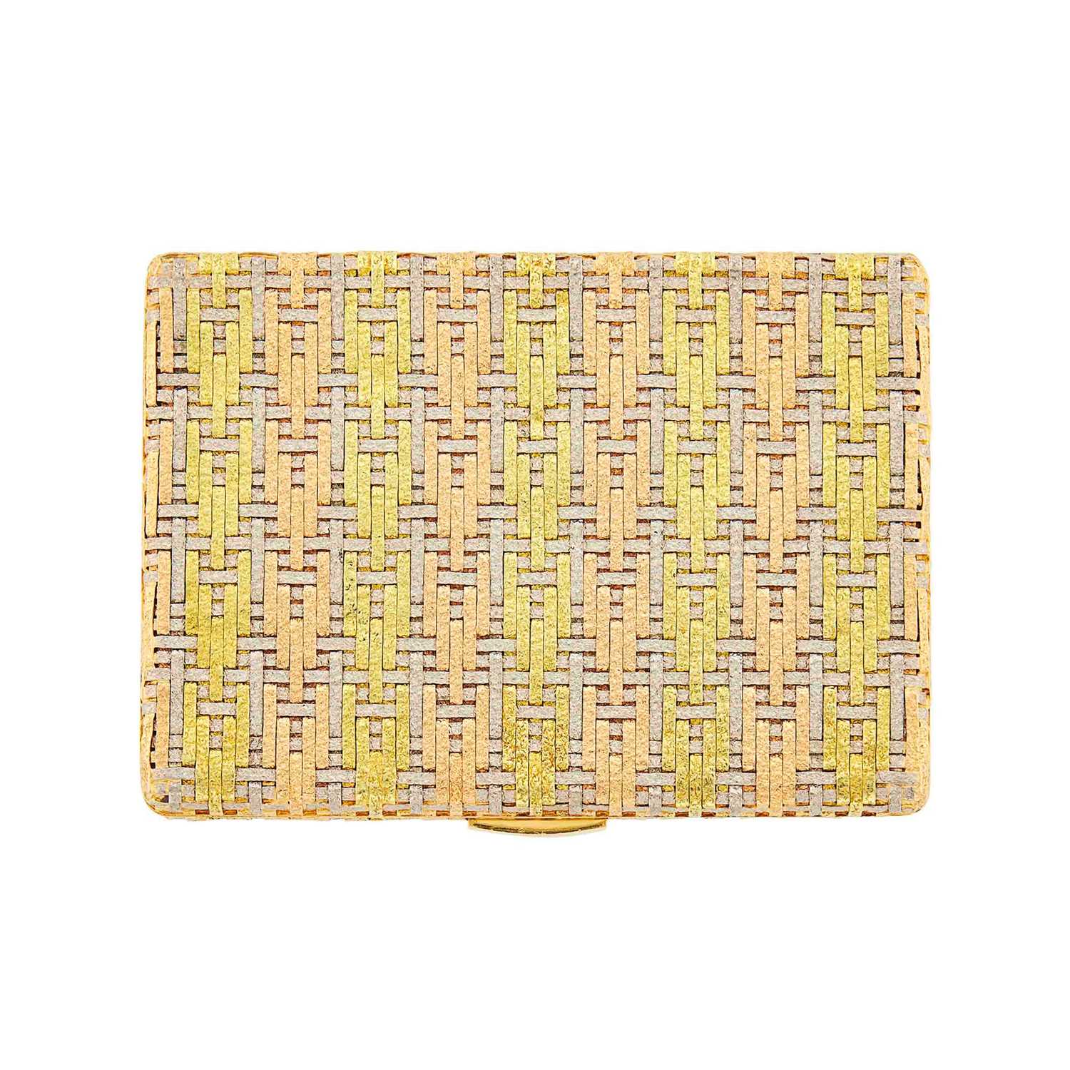 Lot 1057 - Tricolor Gold Compact, France