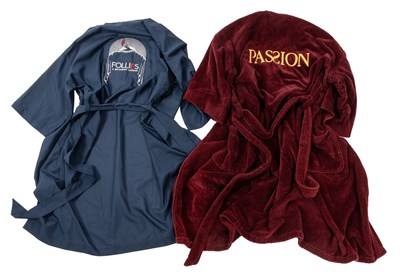 Lot 298 - A large group of T-Shirts, Sweatshirts and two Robes from Stephen Sondheim productions
