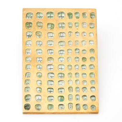 Lot 125 - Gilt Bronze Dental Mold