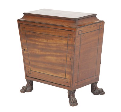 Lot 387 - Irish Regency Inlaid Mahogany Cutlery Box