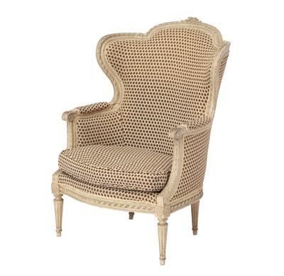 Lot 285 - Louis XVI Style Painted Bergère