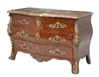 Lot 236 - Louis XV Omolu-Mounted Kingwood Commode