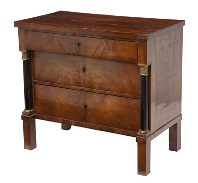 Lot 357 - Empire Part Ebonized Walnut Small Commode