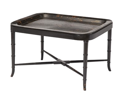 Lot 364 - Papier Mâché Tray Table