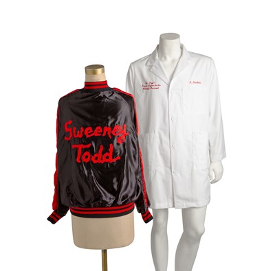 Lot 285 - Stephen Sondheim's personalized Sweeney Todd asylum coat and jacket