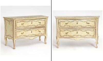 Lot 262 - Pair of Italian Painted Chests