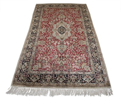 Lot 520 - Qum Silk Rug